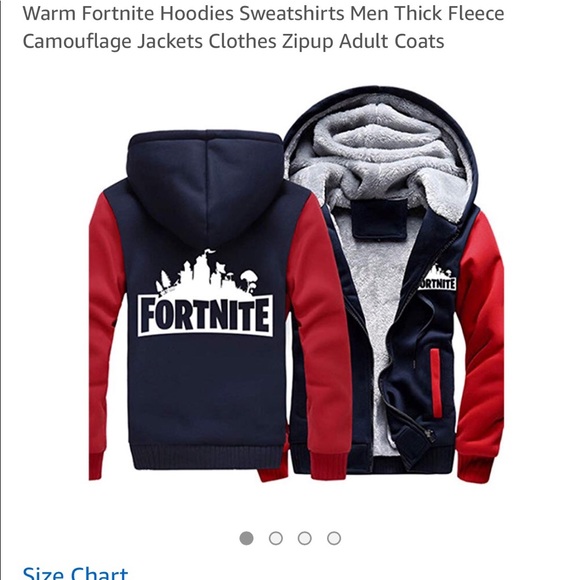 Fortnite Zip Up Sweater NWT